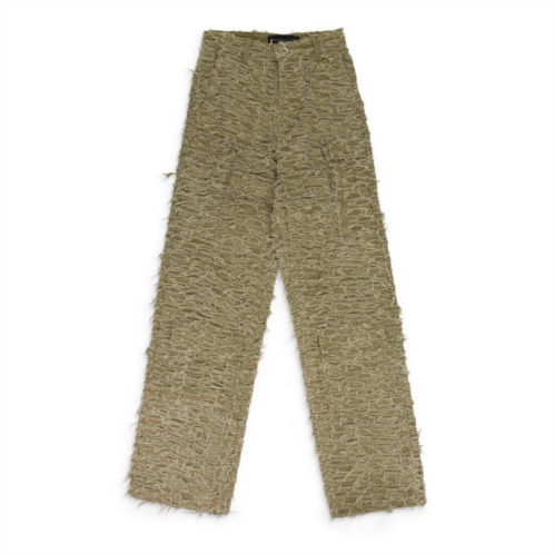 Who Decides War tan husk wide leg pants