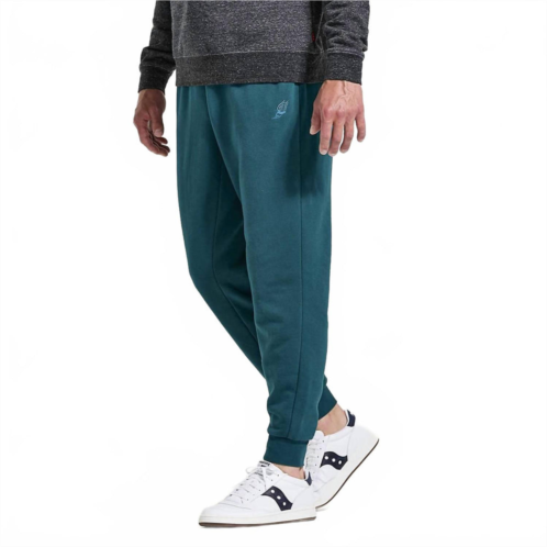 SAUCONY rested sweatpant in lagoon graphic