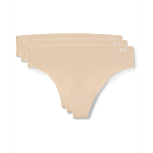 Womens Under Armour Seamless Thong - 3 PK Solid
