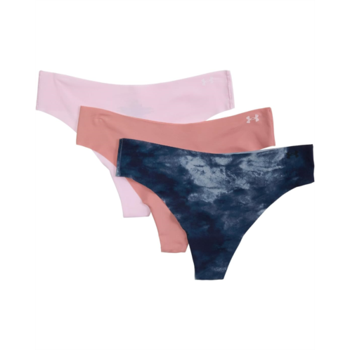 Womens Under Armour Seamless Thong - 3 PK Printed