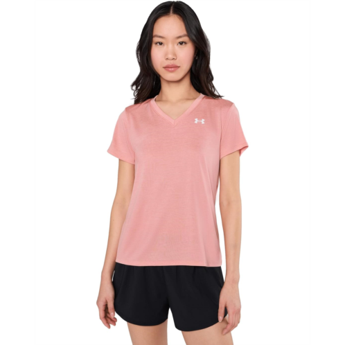 Womens Under Armour Tech Short Sleeve V-Neck Twist