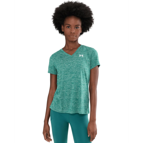 Womens Under Armour Tech Short Sleeve V-Neck Twist