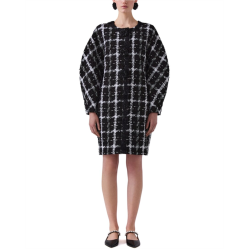 Carolina Herrera collarless coat
