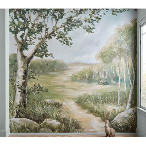 Potterybarn Chris Loves Julia Wall Mural (108x 108)