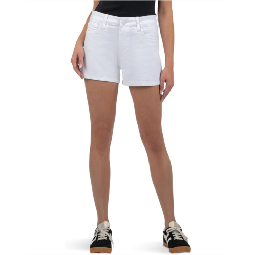 Womens KUT from the Kloth Jane High-Rise Shorts With Five Pockets With Regular Hem