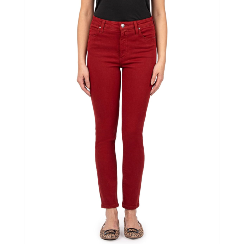 KUT from the Kloth Charlize High-Rise Cigarette Leg With Regular Hem In Red