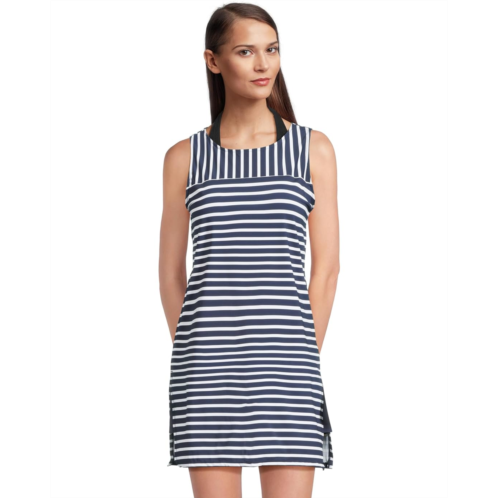 Tommy Bahama Coastline Stripe Hi Neck Romper