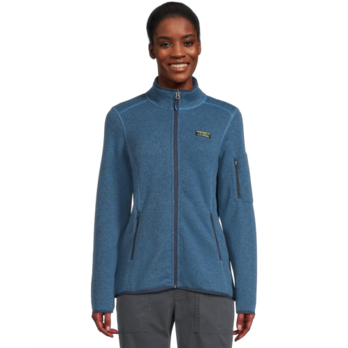 L.L.Bean Womens LLBean Beans Sweater Fleece Full Zip Jacket