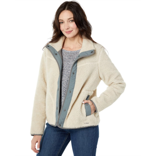 L.L.Bean Womens LLBean Beans Sherpa Fleece Jacket