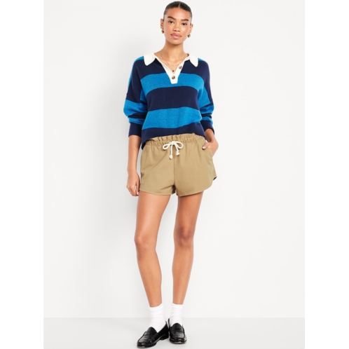 OldNavy Mid-Rise Twill Volume Shorts