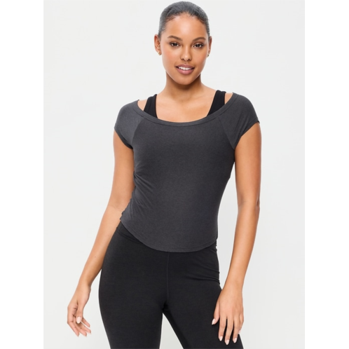 OldNavy CloudMotion Ballet Twist-Back Top