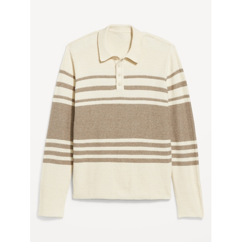 OldNavy Long-Sleeve Collar Polo Sweater
