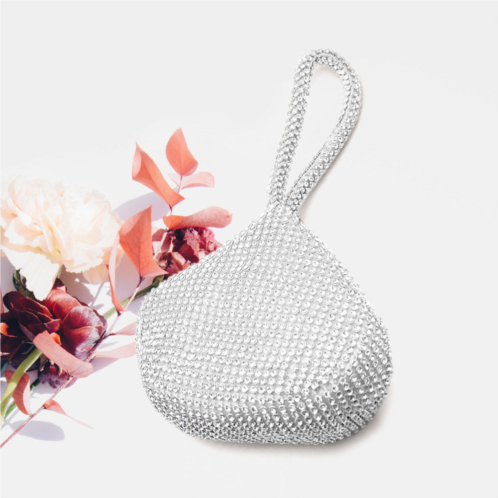 FASHNZFAB bling wristlet evening bag
