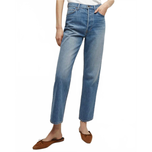 Veronica Beard daniela ankle straight leg jeans in lakeshore blush