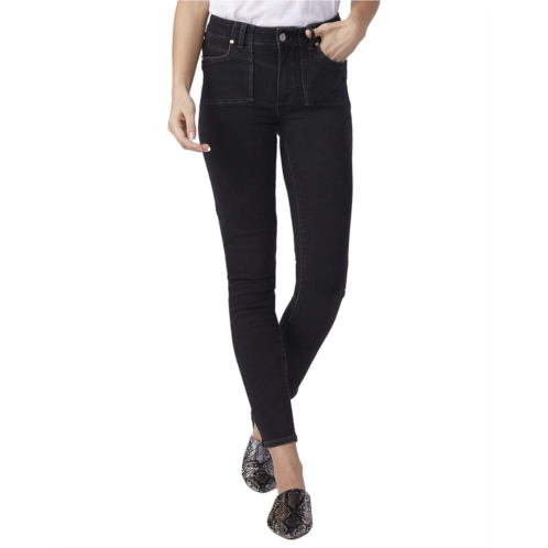 PAIGE hoxton midnight star high rise ultra skinny ankle jean