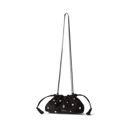 Veronica Beard womens small crystal bag in black