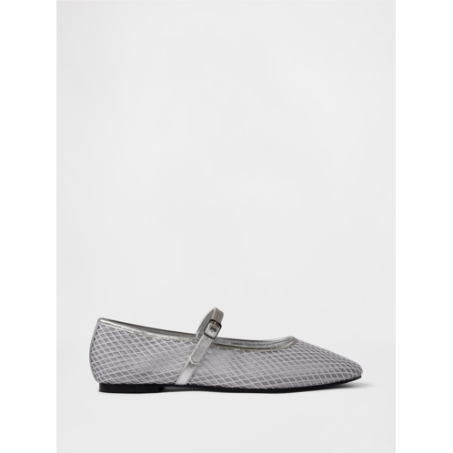 Gap Mesh Mary Jane Flats