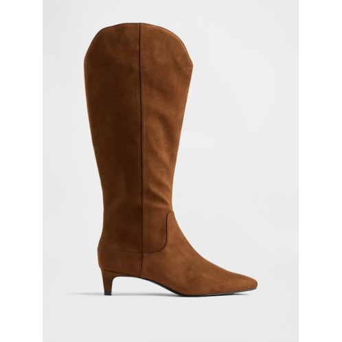 Gap Kitten Heel Pointy Knee High Boots