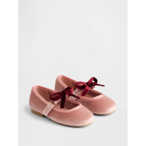 Gap Toddler Velvet Bow Mary Jane Flats