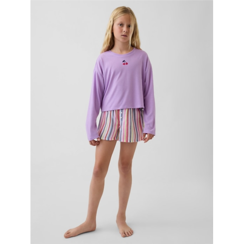 Gap Kids Recycled PJ Short Set
