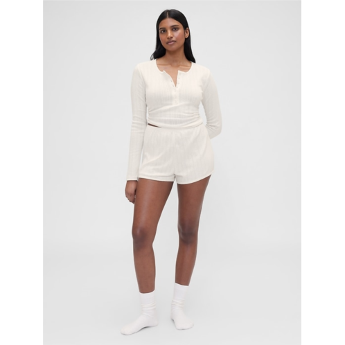Gap × Summer Fridays Pointelle PJ Shorts