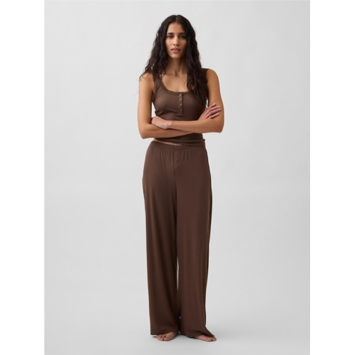 Gap Mini Rib Wide-Leg PJ Pants