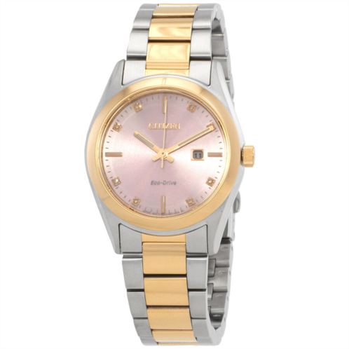 Citizen Diamond Pink Dial Watch