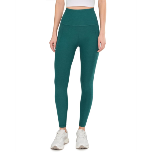 Womens Beyond Yoga Spacedye Out Of Pocket High Waisted Midi Leggings