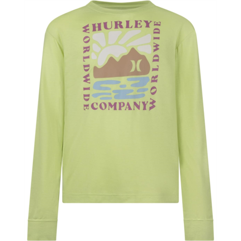 Hurley Kids Sunset Cutout Long Sleeve Tee (Big Kid)