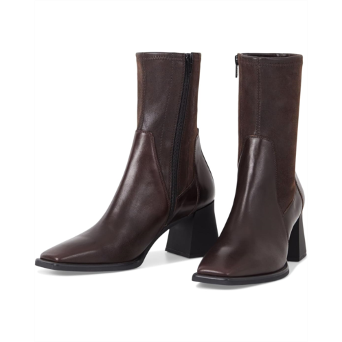 Womens Vagabond Shoemakers Hedda Leather Short Stretch Booties