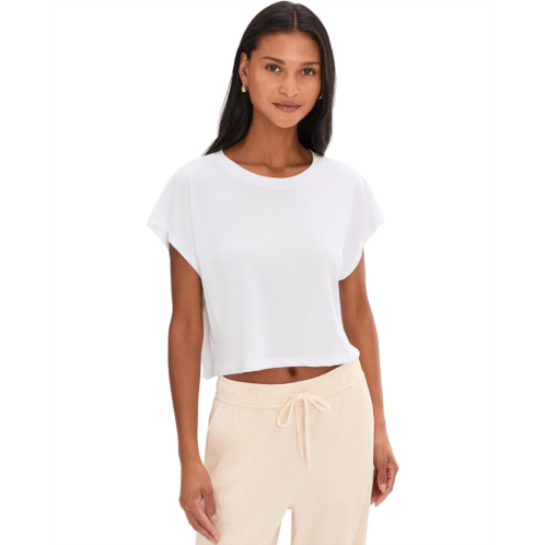 Womens Beyond Yoga Studio Luxe Cropped Tee