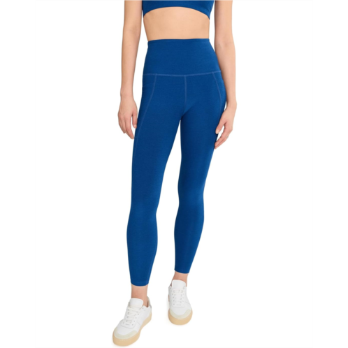 Womens Beyond Yoga Spacedye Out Of Pocket High Waisted Midi Leggings