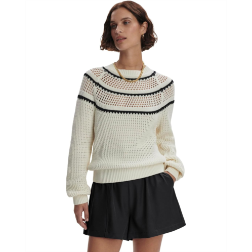 Varley Padbury Pointelle Knit Sweater