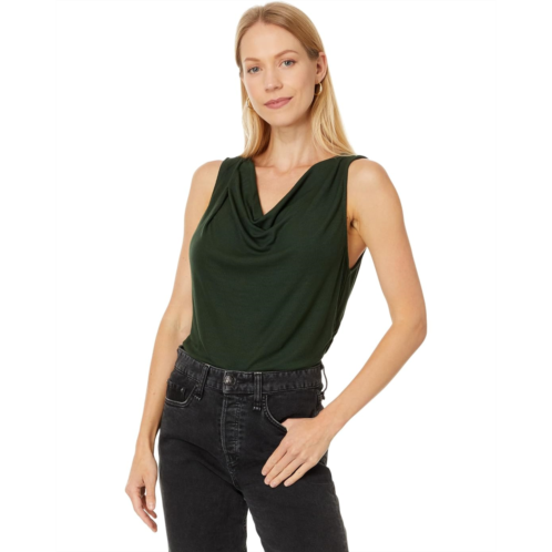 Womens Michael Stars Jeanette Cowl Neck Tank