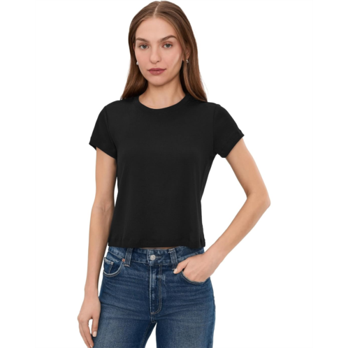 Womens AG Jeans Sadie Crew Neck Crop T-shirt
