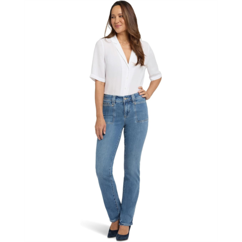 Womens NYDJ Marilyn Front Patch Pockets