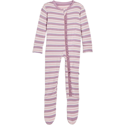 Kickee Pants Kids Print Footie with 2 Way Zipper (Infant)