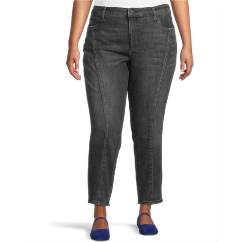 KUT from the Kloth Plus Size Reese High Rise Fab Ab Ankle Straight in Create
