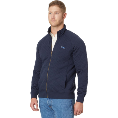 L.L.Bean Mens LLBean Quilted Sweatshirt Full-Zip