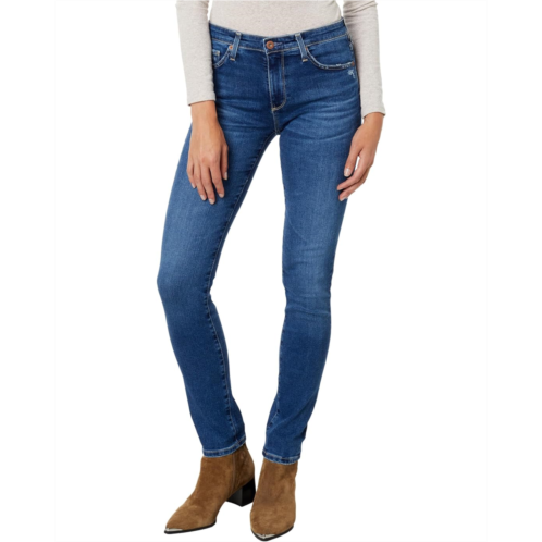 AG Jeans Prima Mid-Rise Cigarette Jeans in Brighton