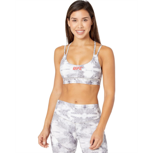 Womens UFC Quartz Print Strappy Sports Bra