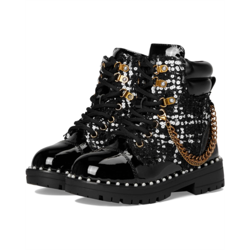 Kurt Geiger London Kids Chain Combat Boots (Little Kid/Big Kid)