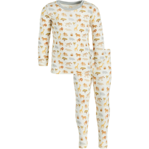 Kickee Pants Kids Print Long Sleeve Pajama Set (Toddler/Little Kids/Big Kids)