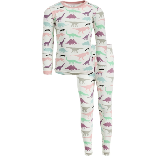 Kickee Pants Kids Print Long Sleeve Pajama Set (Toddler/Little Kids/Big Kids)