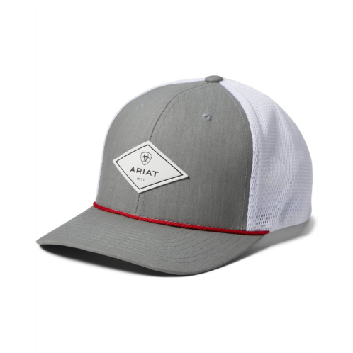 Ariat Flexfit110 Snapback Diamond Logo Rope Brim Mesh Back Cap