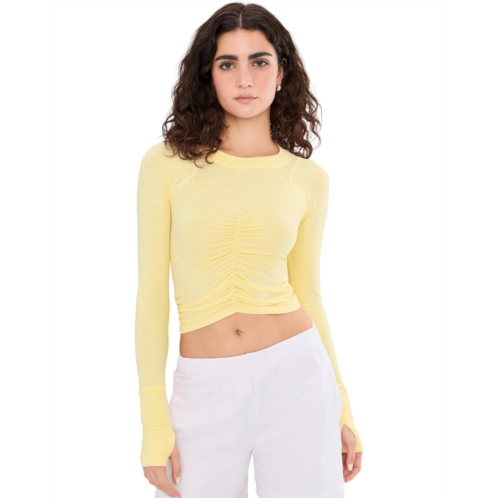 Womens FP Movement Tempo Ruched Long Sleeve