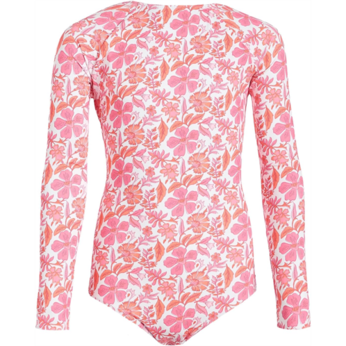 Vineyard Vines Kids Long Sleeve Ruffle One-Piece (Toddler/Little Kid/Big Kid)