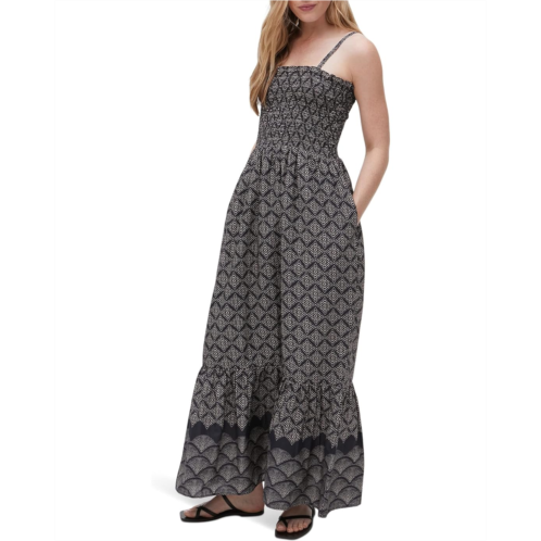 Michael Stars Alejandra Smocked Maxi Dress