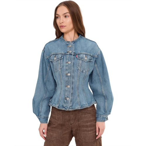 Womens Levis Premium Sculpted Trucker