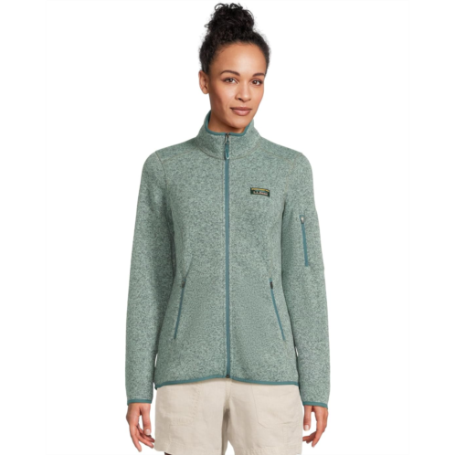 L.L.Bean Womens LLBean Beans Sweater Fleece Full Zip Jacket